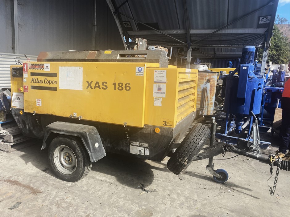 Altas Copco XAS186 Mobile Air Compressor