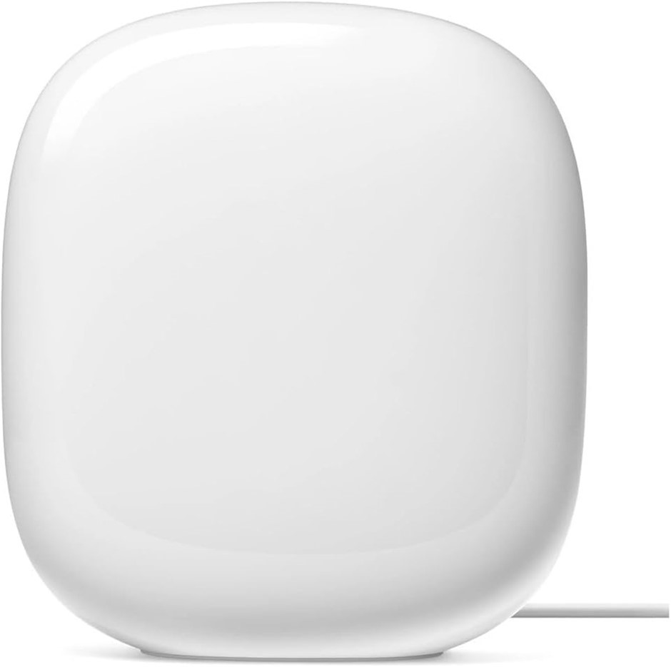 GOOGLE Nest WiFi Pro Home Mesh Wi-Fi 6E System White 1 Pack. NB: Used.