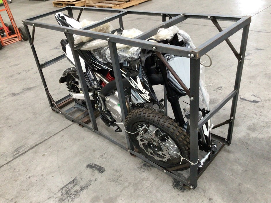 <p>Unused Braaap MX-125F Motorcycle in Crate</p>