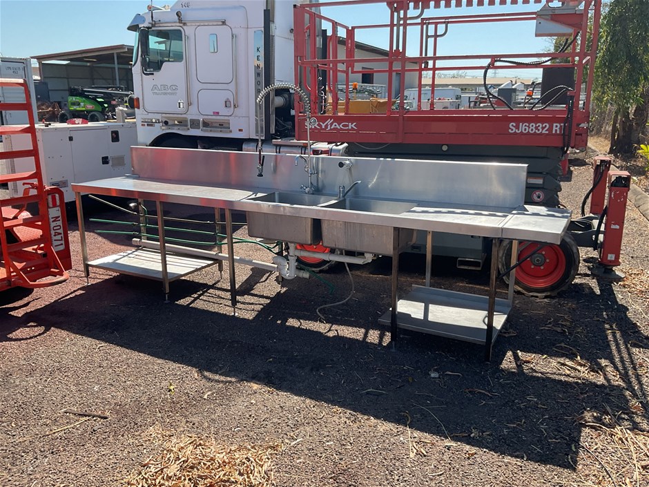 Large Stainless Steel Sink Auction (0077-8019128) | Grays Australia