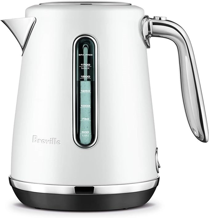 BREVILLE the Soft Top Luxe 1.7L Kettle, Sea Salt, BKE735SST.