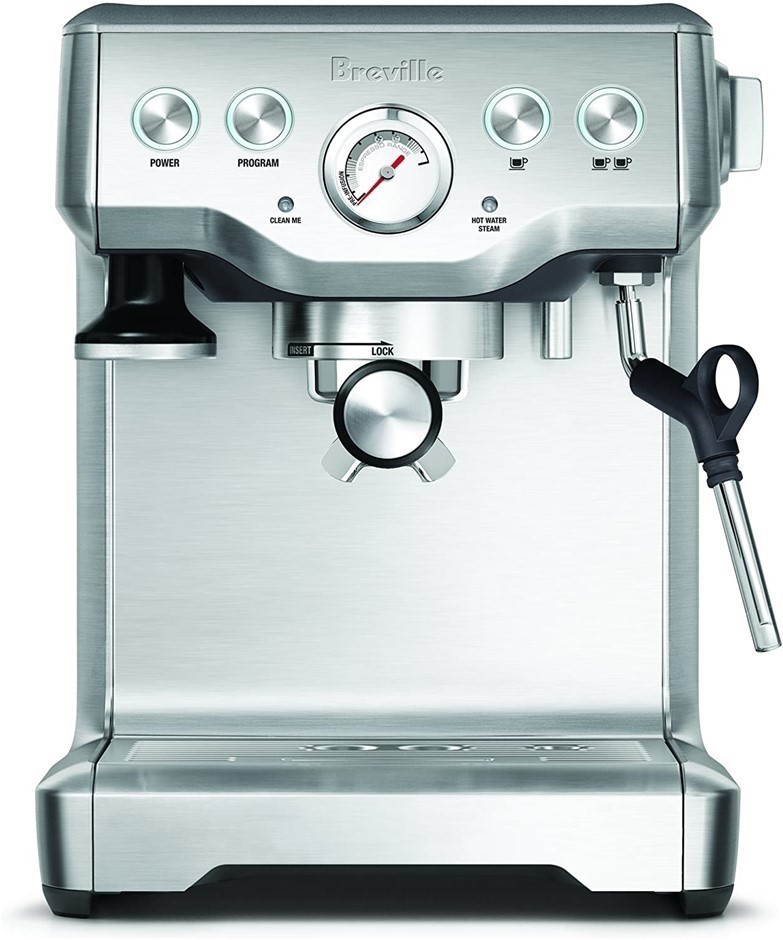 BREVILLE The Infuser Espresso Machine, Brushed Stainless Steel.