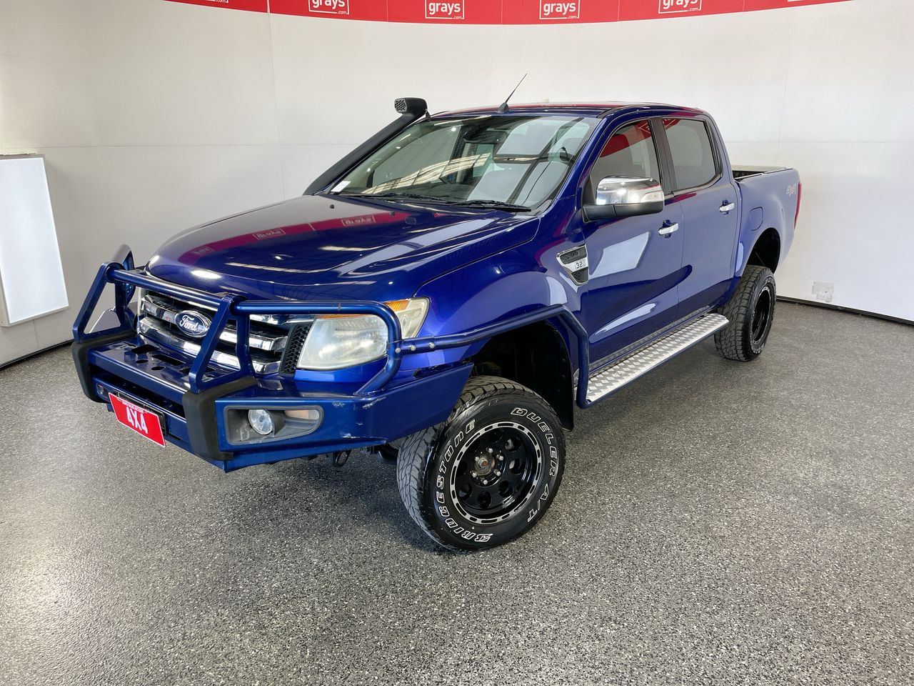2012 Ford Ranger XLT 4X4 PX Turbo Diesel Automatic Dual Cab Auction ...