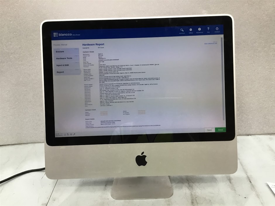 Apple iMac AIO Core 2 Duo (E8135)/A1224 2GBRAM/320GBHDD Auction (0003 ...