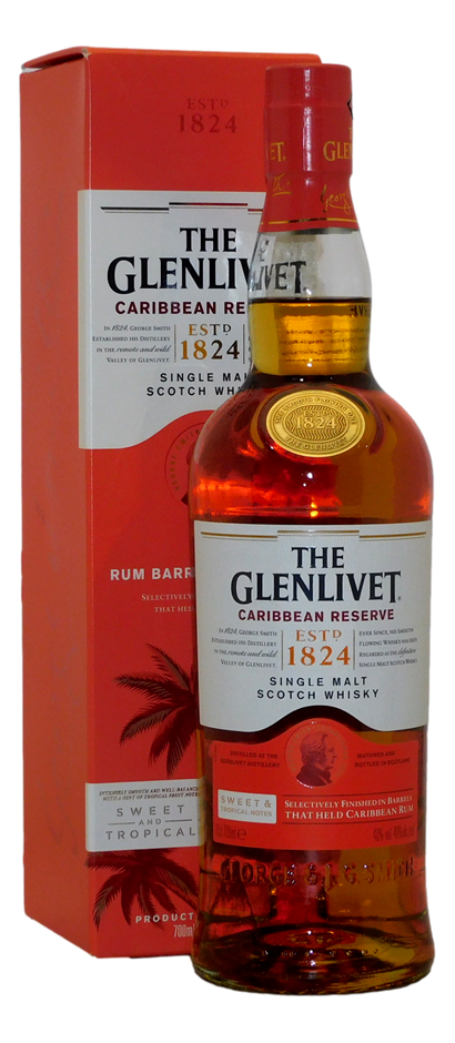 The Glenlivet Caribbean Reserve Whisky 700ml main image 0