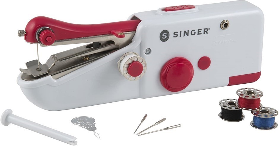 SINGER Stitch Sew Quick Portable Mending Machine. NB: Minor Use.