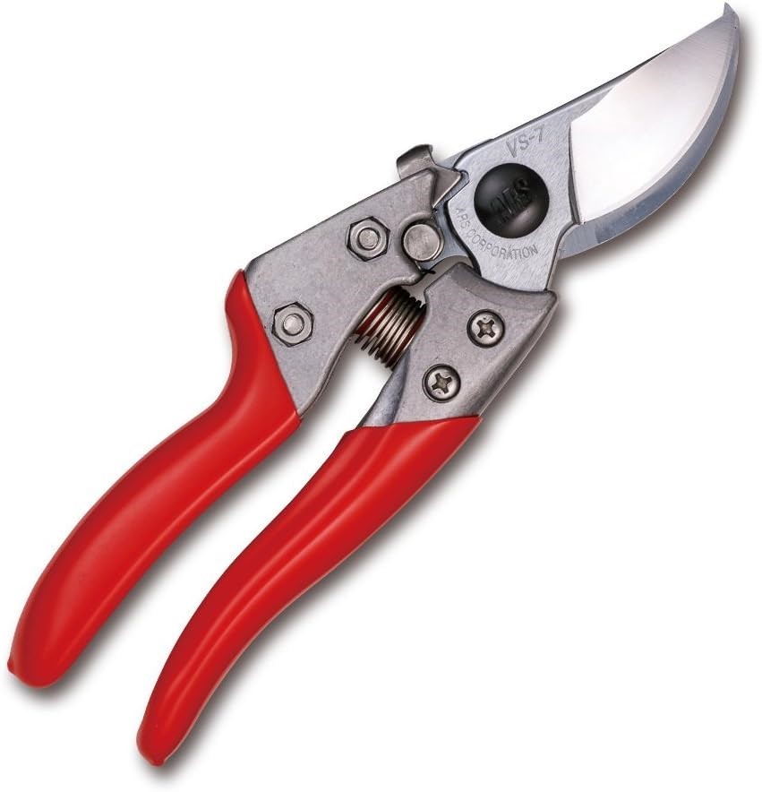 0033-5062700 · ARS HP-VS7XZ Heavy Duty Hand Pruner, 7", Red Handles.