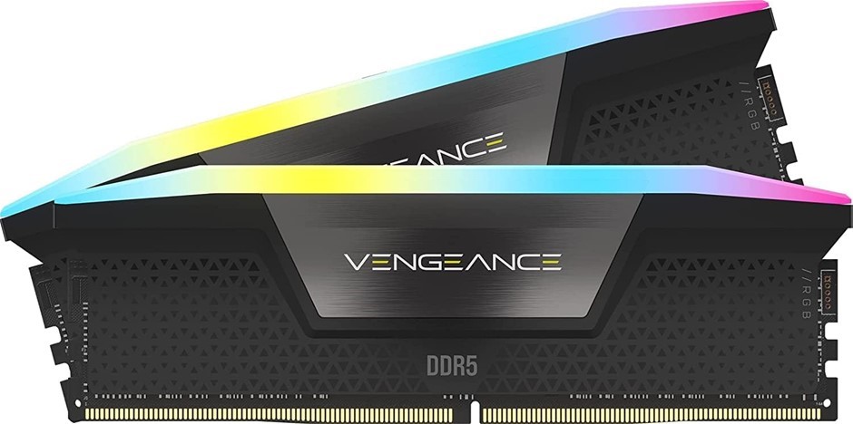 CORSAIR VENGEANCE RGB DDR5 32GB (2x16GB) DDR5 6400 (PC5-51200) C32 1.4V Int