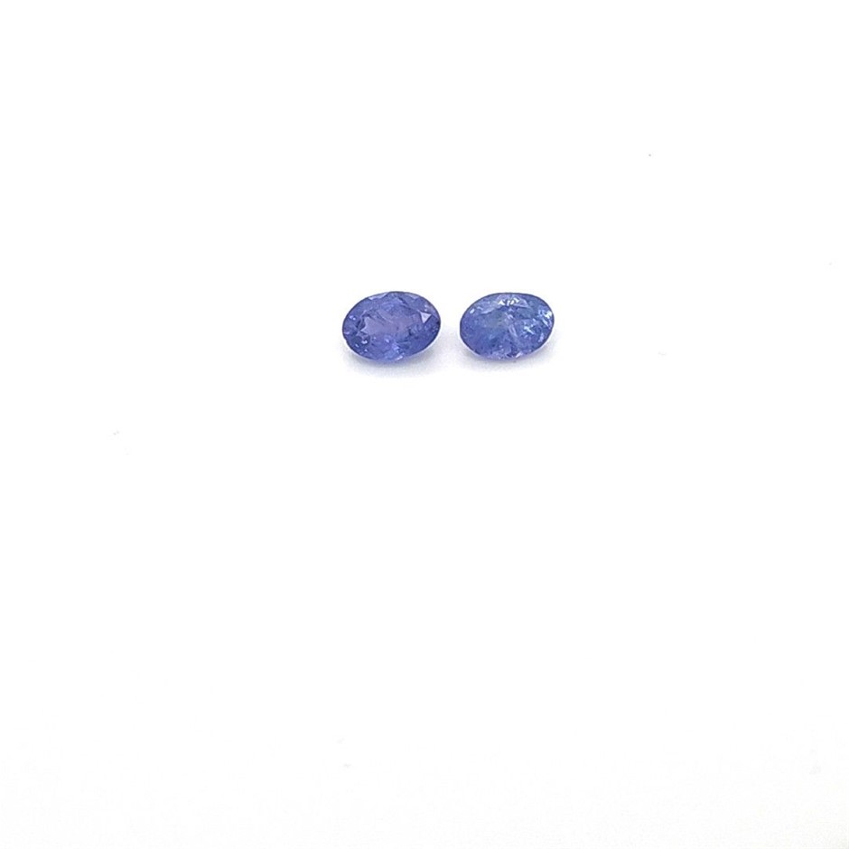 0.91 Ct - Pair of Tanzanite