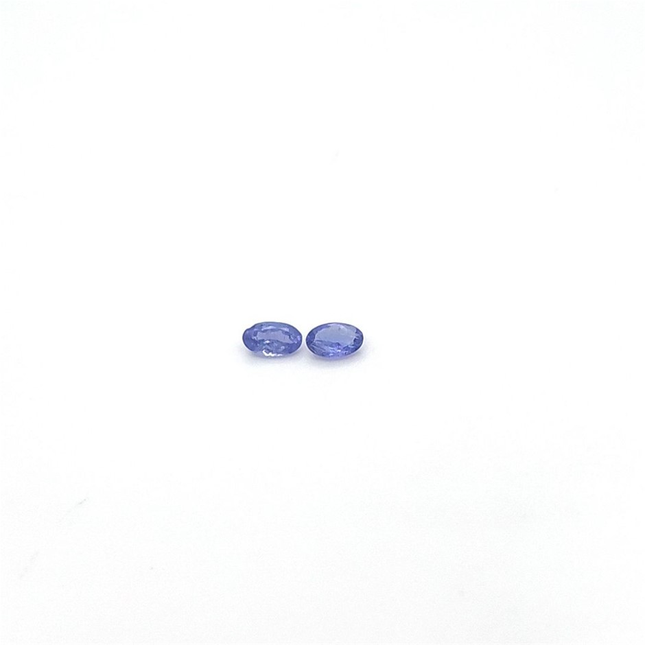 0.38 Ct - Pair of Tanzanite