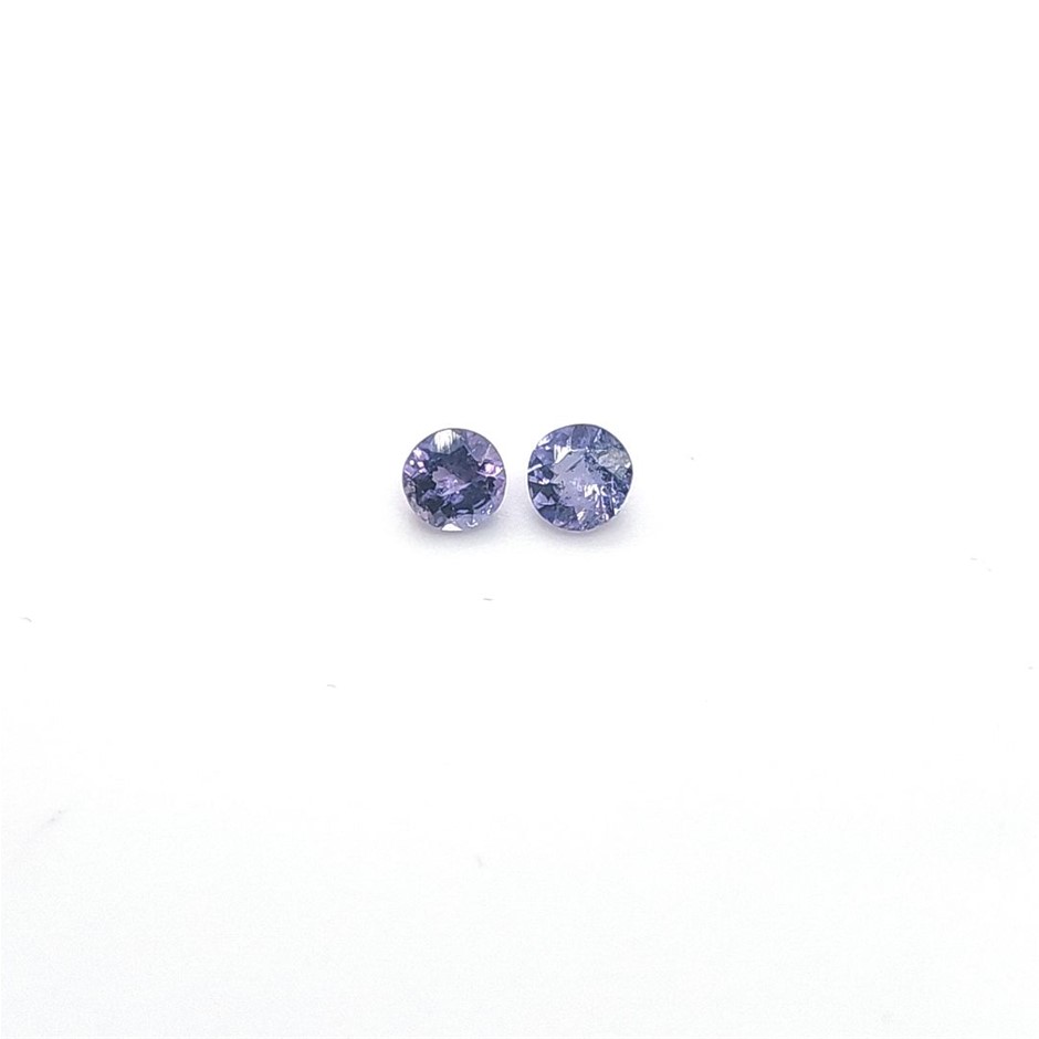 0.49 Ct - Pair of Tanzanite