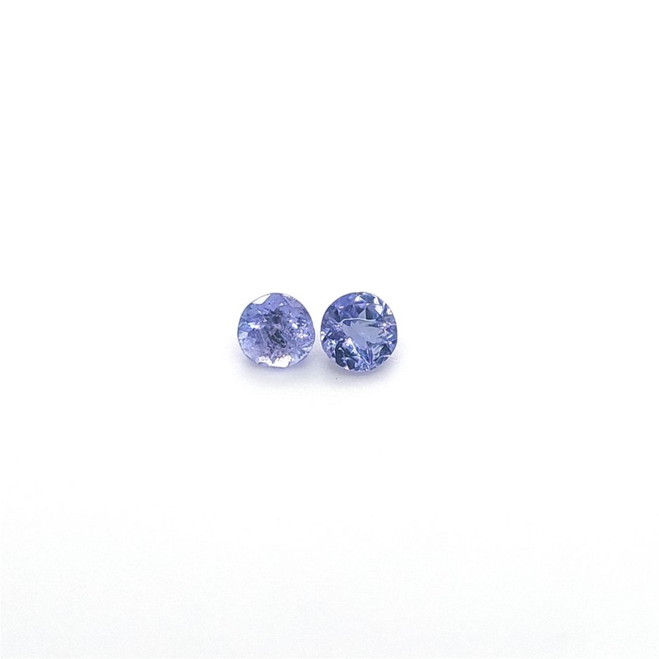 0.58 Ct - Pair of Tanzanite