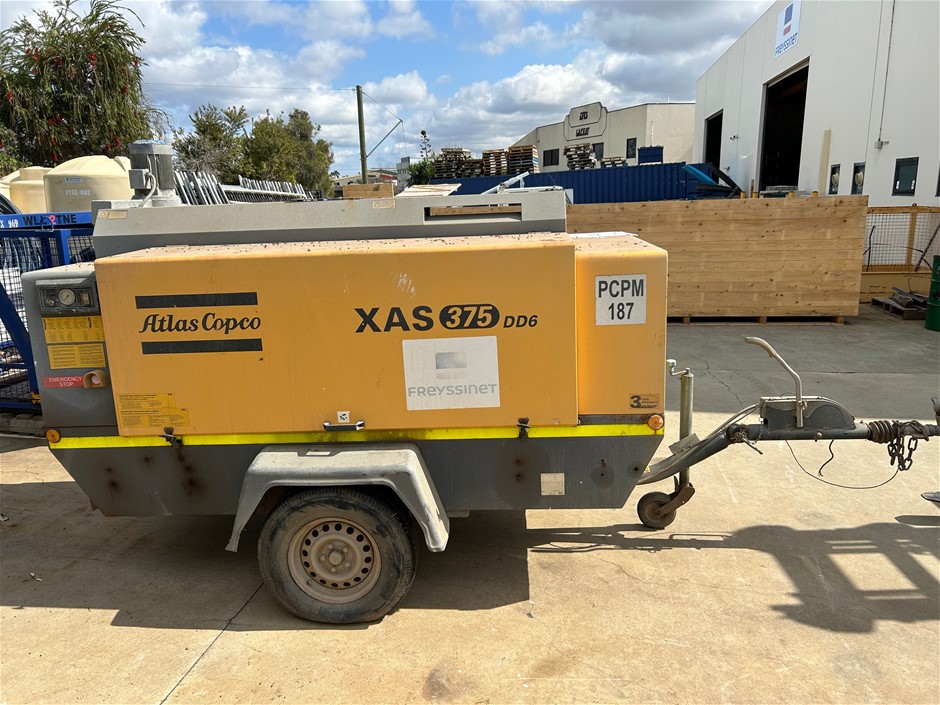 2012 Altas Copco XAS375 Mobile Air Compressor