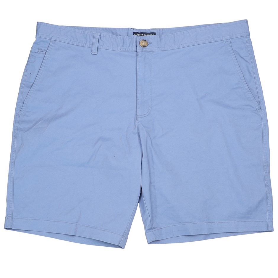 SPORTSCRAFT Men's Shorts, Size 36, 98% Cotton, Mid Blue, AG207157CO. Buyer