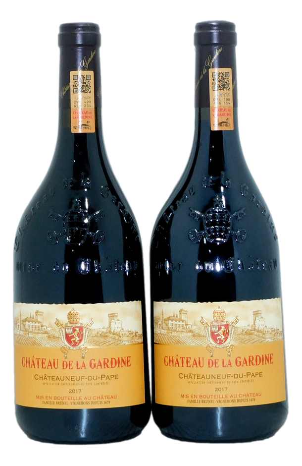 Chateau de la Gardine 2017 (2x 750mL), Chateauneuf de pape.