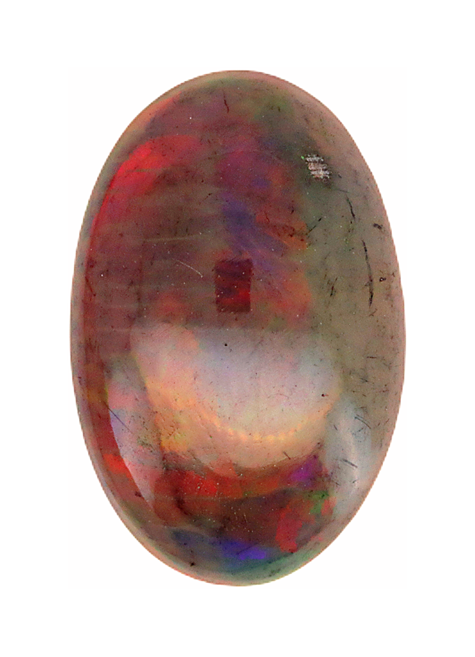 3.35 Carats Black - Color Play Opal