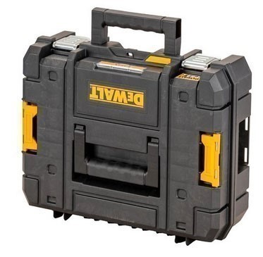 DeWALT T-STAK Shallow Carry Box IP54 Dimemsions 440mm x 162mm x 333mm.