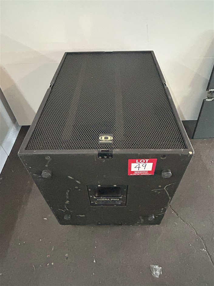 DYNACORD Cobra-PWH Mobile Compact Line Array Speaker Unit Auction (0049 ...