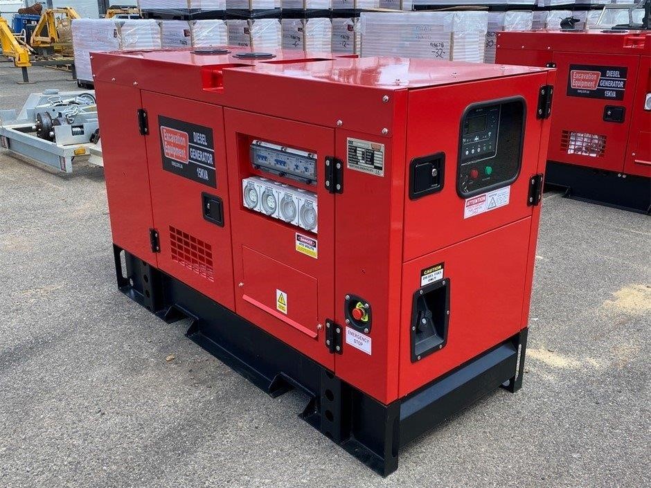 Unused 2024 Silenced 15kVA Generator Auction (0014-7054394) | Grays ...