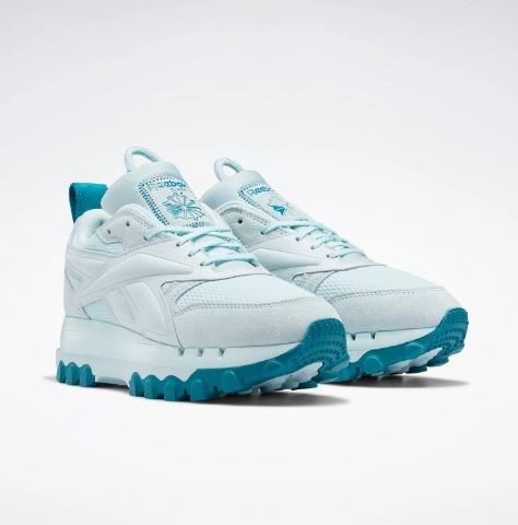Reebok Cardi B Classic Leather V2 Shoes Whisper Blue/Whisper Blue/Teal ...