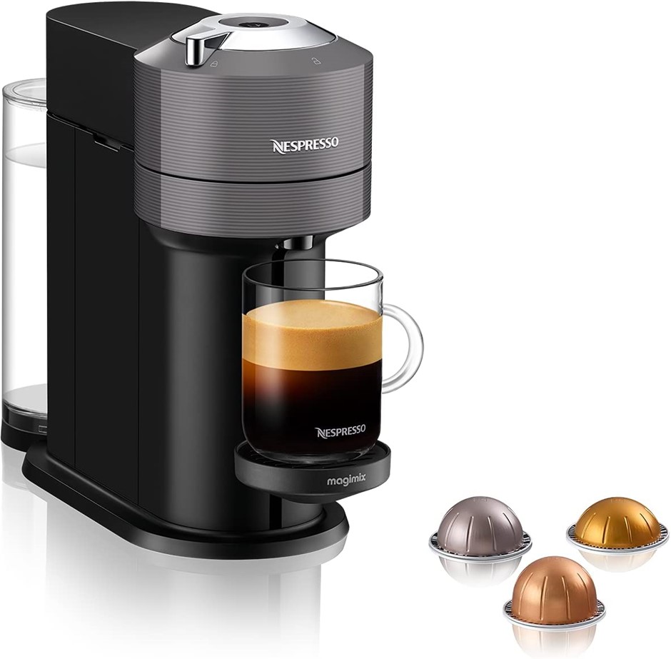 NESPRESSO Vertuo Next 11707 Coffee Machine, Dark Grey. NB Used, Not in
