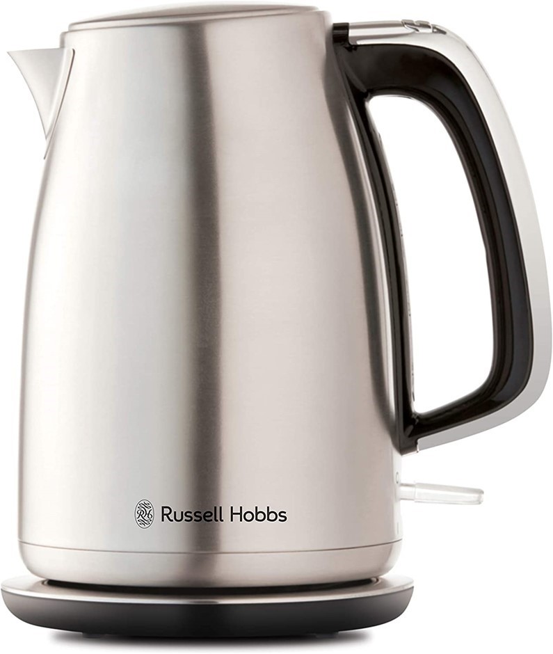 RUSSELL HOBBS Carlton Kettle, Stainless Steel, 1.7L Capacity. NB: Well Used