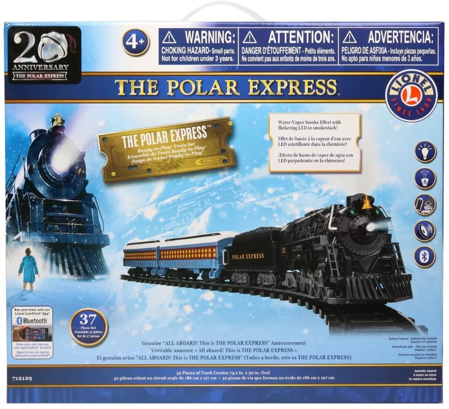 LIONEL The Polar Express Train Set. NB: Some pieces may be missing ...