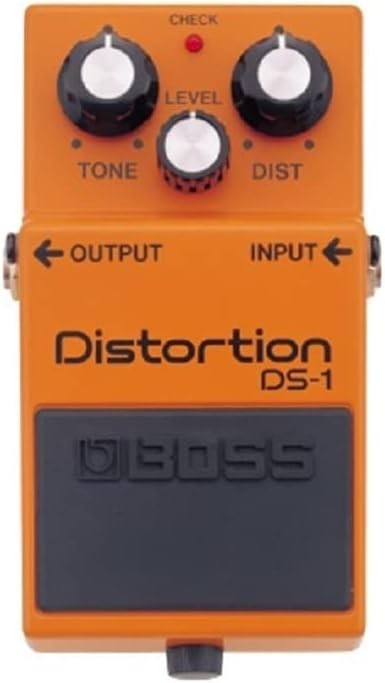 BOSS DS-1 Distortion Pedal, Classic Tones for All Types of Music, The bench