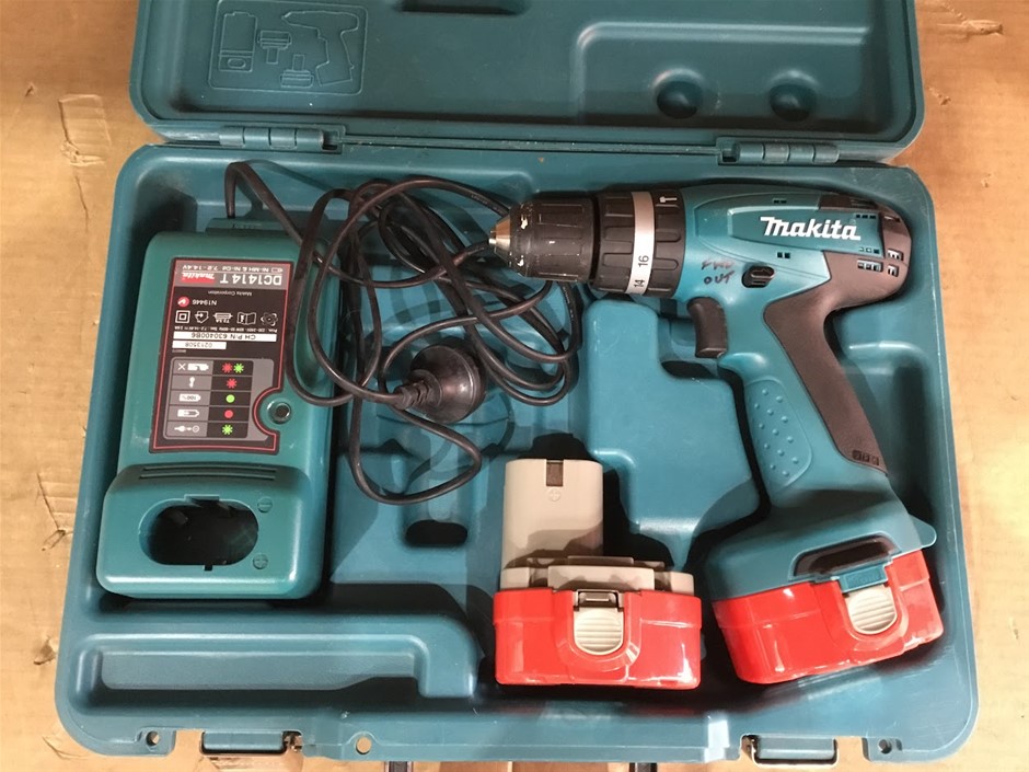 Makita 8281D 14.4V Cordless Hammer Drill w Box Auction 0006 2561740 Grays Australia