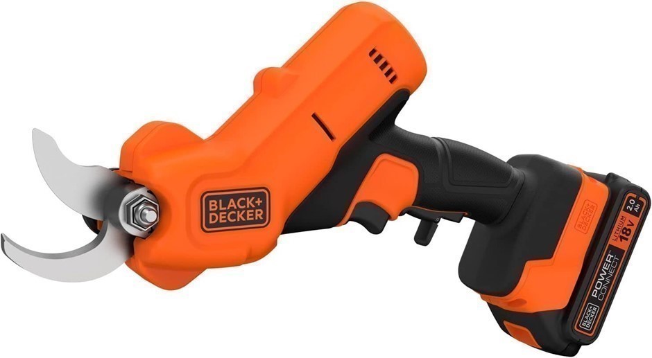 BLACK & DECKER 18V Cordless Pruner Kit.