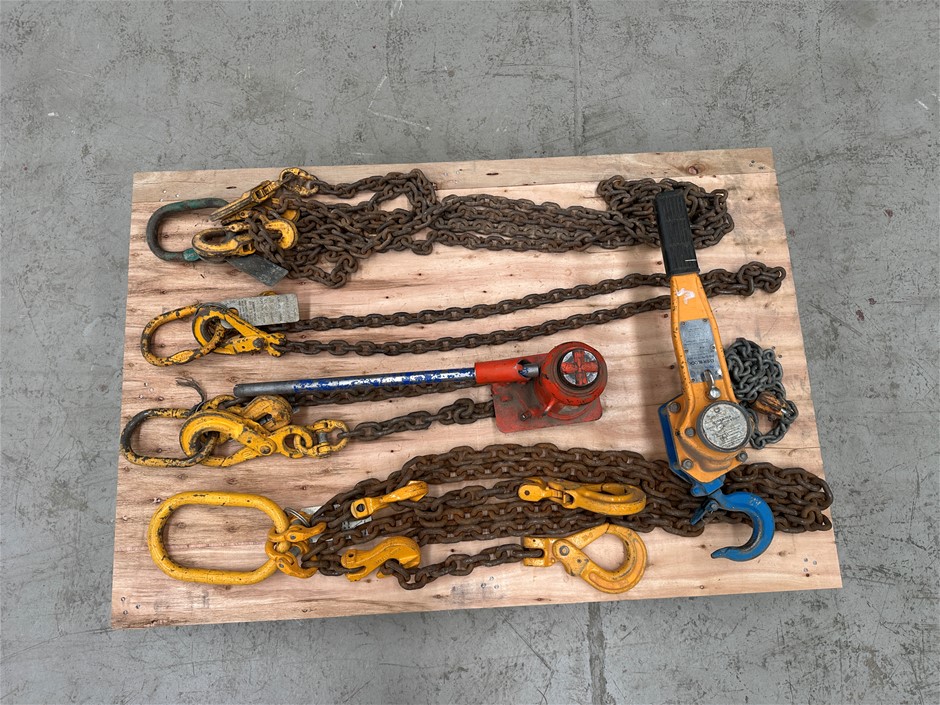Pallet of Lifting Chains Auction (0079-3030925) | Grays Australia
