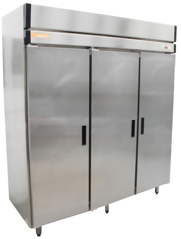 Streamline Upright 3 Door Stainless Steel Freezer Auction (0018-5058050 ...