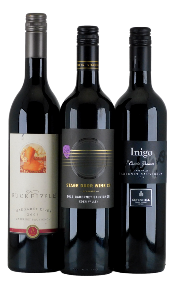 Mixed Pack of Cabernet Sauvignon (3x 750mL) Multi-Region