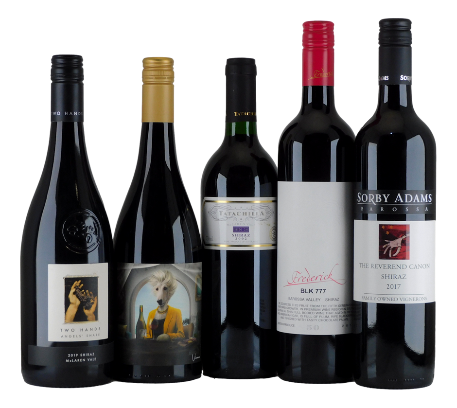 Mixed Pack of Shiraz (5x 750mL) SA