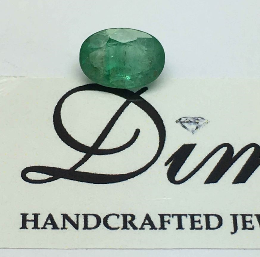 One Stone Emerald Oval 1.64ct