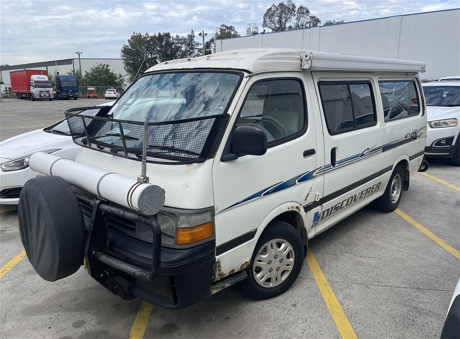 1996 TOYOTA HIACE 100 SERIES MANUAL CAMPER - NO RESERVE Auction (0001 ...