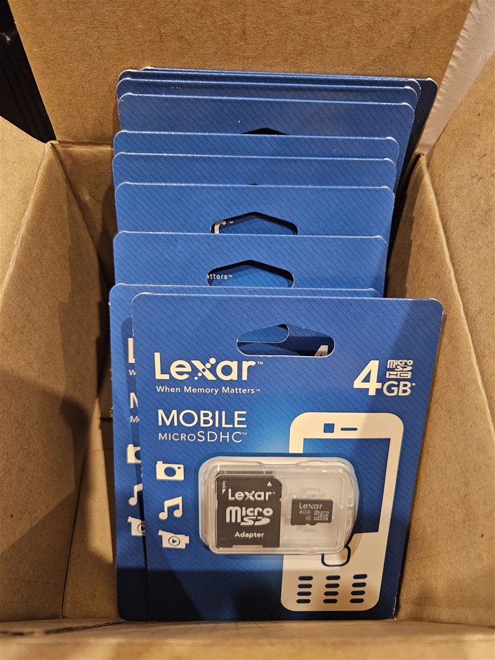 10x Lexar Multi Use 4GB Mobile Mirco SDHC Memory Card