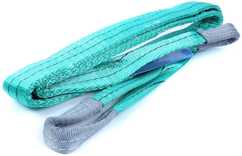4 x Flat Webb Lifting Slings, WLL 2000kg x 1.5M (with Test Cert).