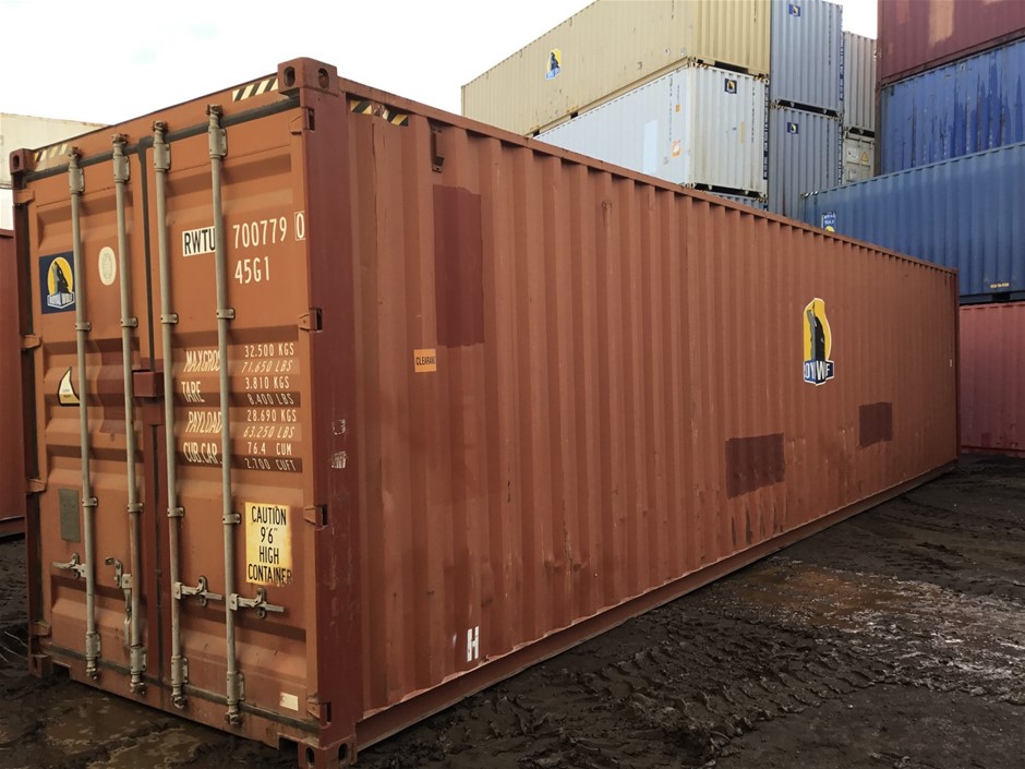 Mostly Unreserved Shipping Containers & Equipment Sale