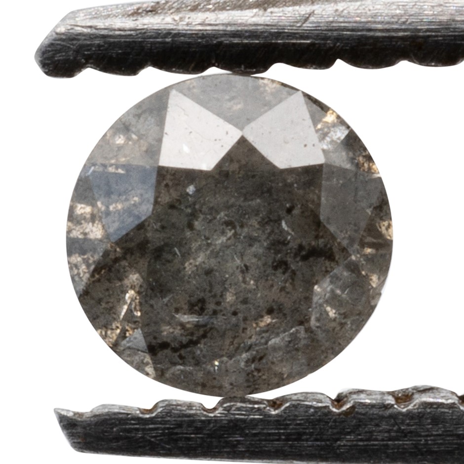 0.11ct Genuine Untreated Salt & Pepper Diamond