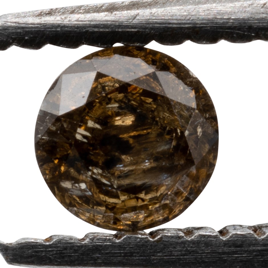 0.14ct Genuine Untreated Champagne Diamond