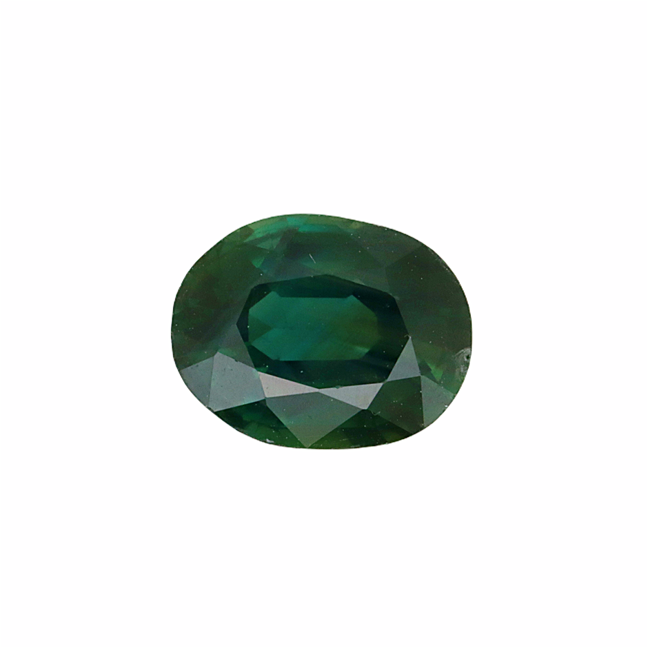 FGL Certified Green Sapphires Gemstones Collection