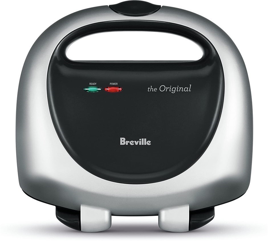 BREVILLE The Original 2 Slice Sandwich Maker, Colour: Silver, Model: BTS200