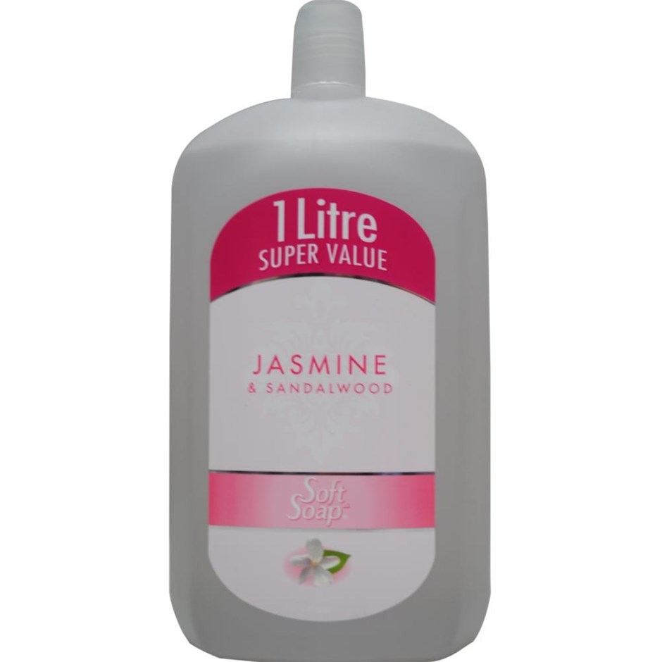 12 x Soft As Soap 1L Handwash Refill Jas