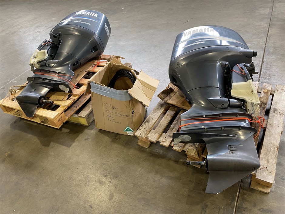  Twin Yamaha 150hp F150AET Four Stroke Engines