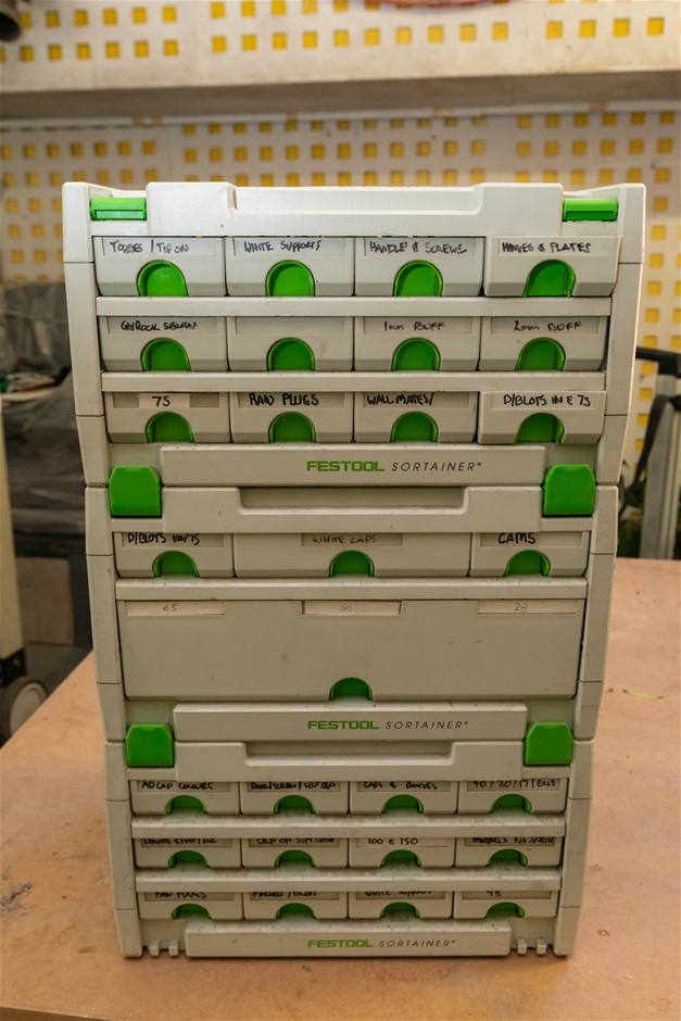 FESTOOL Set Parts Draws Auction (0047-5058610) | Grays Australia