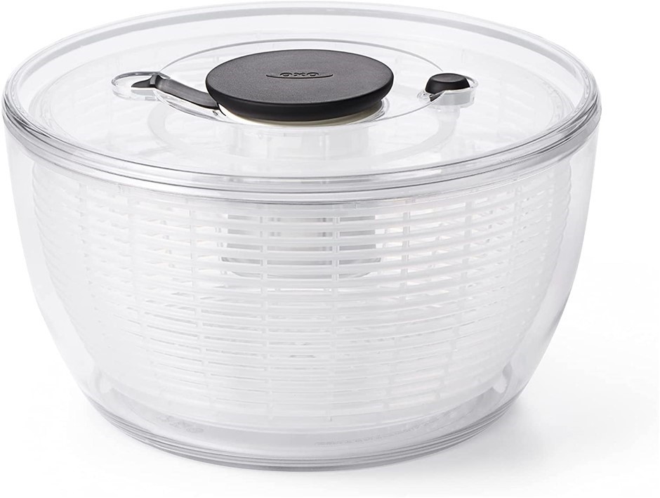 OXO Good Grips Salad Spinner, 4L, Clear. NB: Minor Use. Important Notice