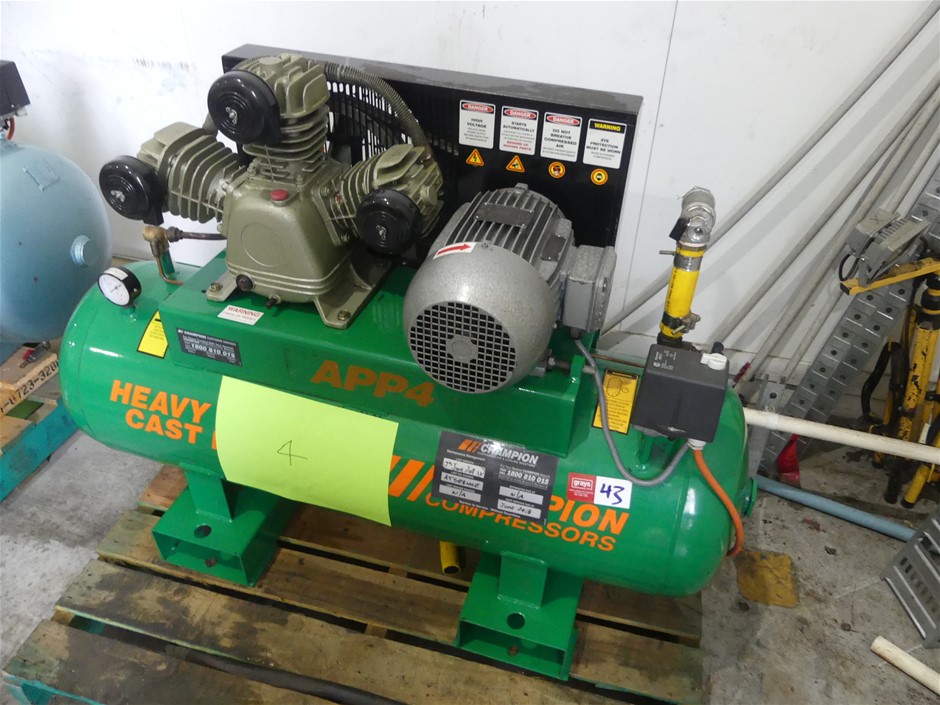 Champion Compressors APP4 Industrial Air Compressor Auction (0043 ...