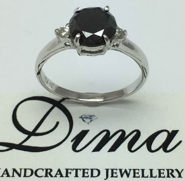 9ct White Gold dress Ring