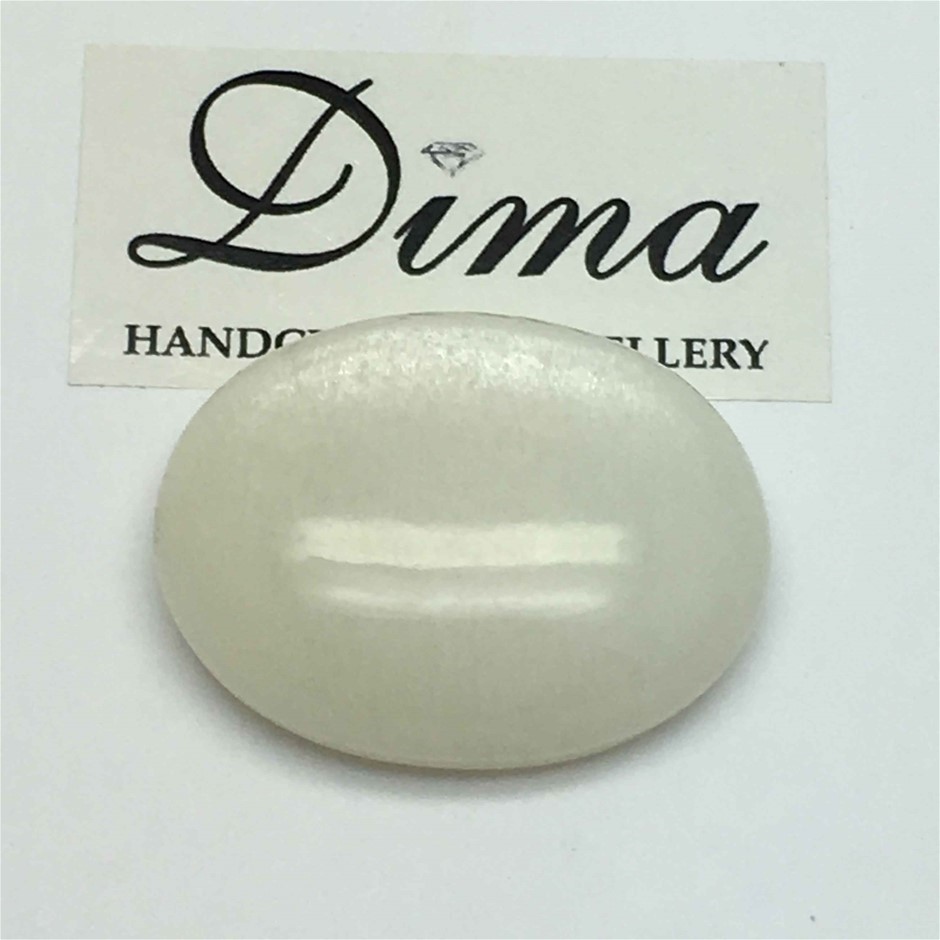 One Stone Oval Moonstone 60.32ct